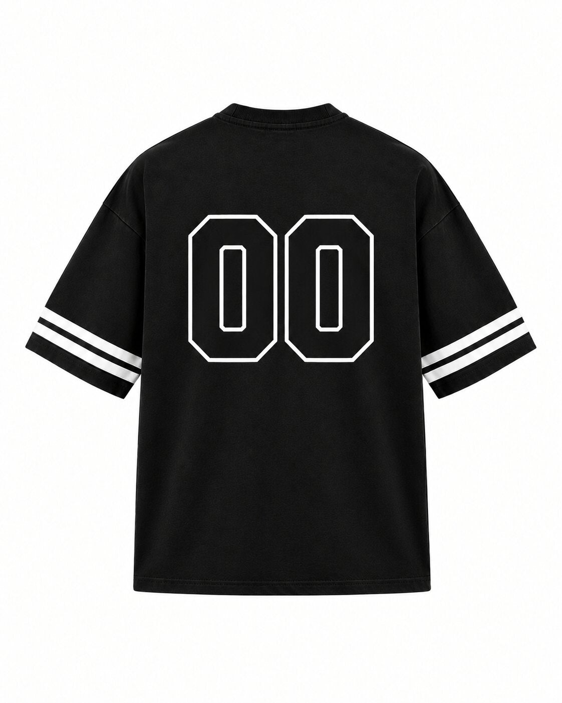 Oversized Jersey Number Tee – "00" | RawDrip Pakistan