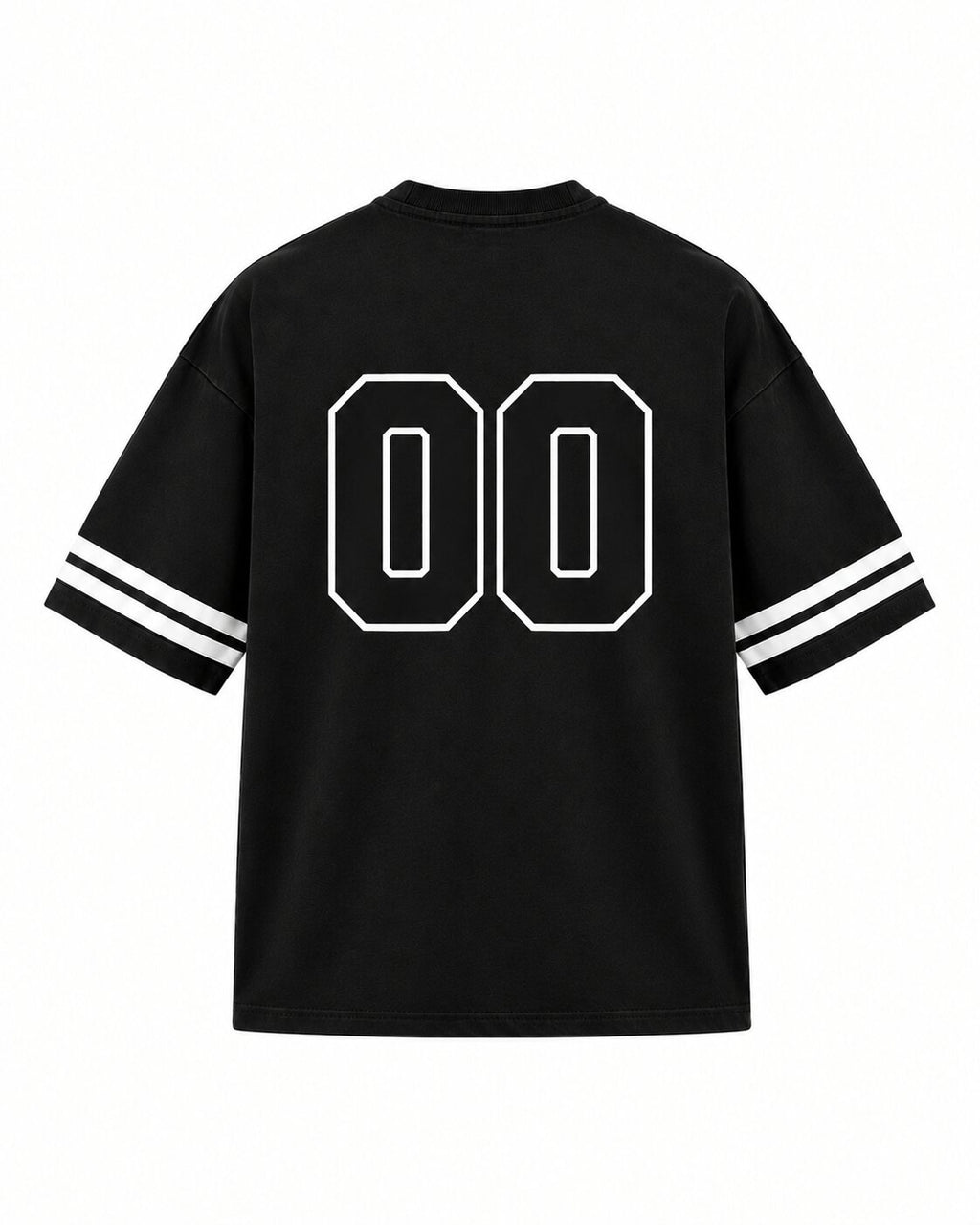 Oversized Jersey Number Tee – "00" | RawDrip Pakistan