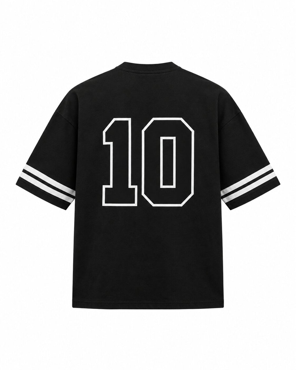 Oversized Jersey Number Tee – "10" | RawDrip Pakistan
