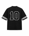 Oversized Jersey Number Tee – "10" | RawDrip Pakistan