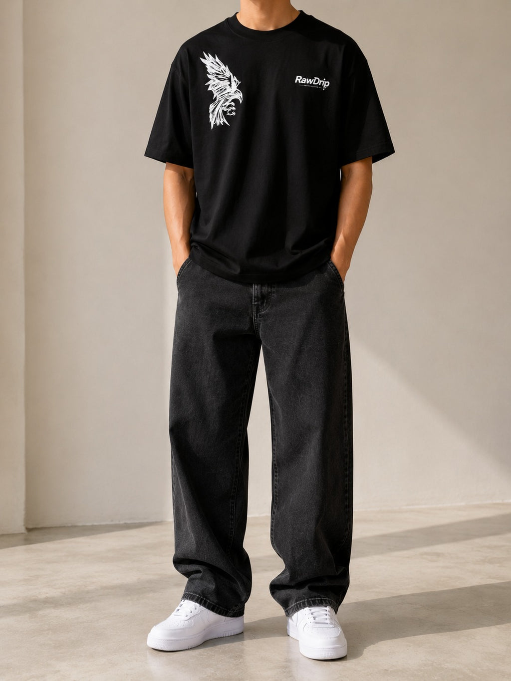 Eagle Drop Shoulder Tee