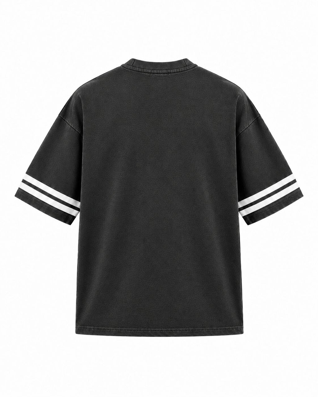 Oversized Striped-Sleeve Tee | RawDrip Pakistan