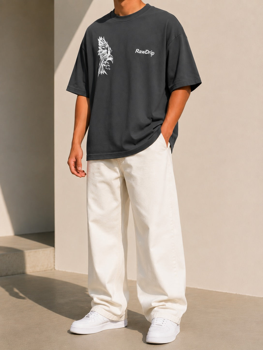 Eagle Drop Shoulder Tee