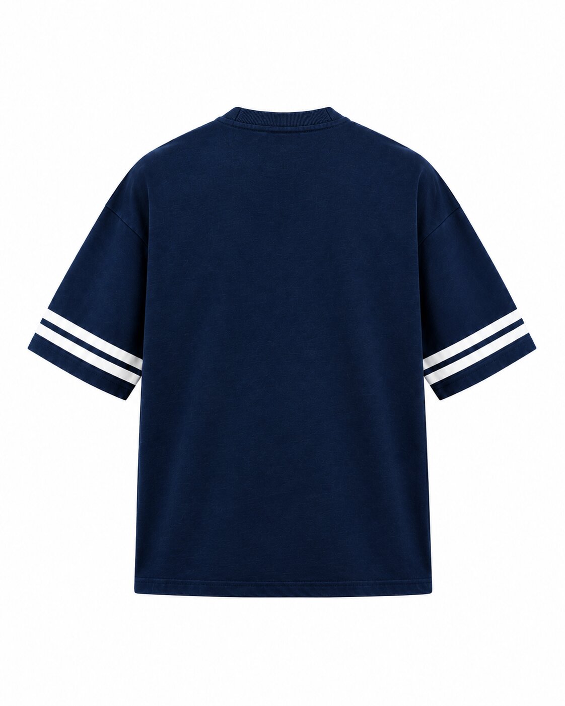 Oversized Striped-Sleeve Tee | RawDrip Pakistan