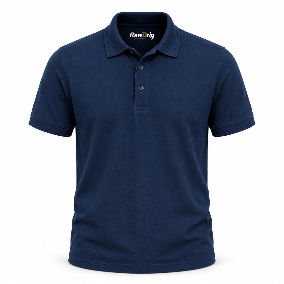 RawDrip Classic Cotton Polo Shirt for Men — Regular Fit