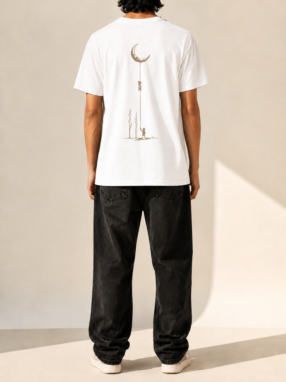 Moon Drop Shoulder Tee